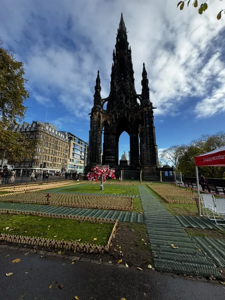 Fleurs à Édimbourg