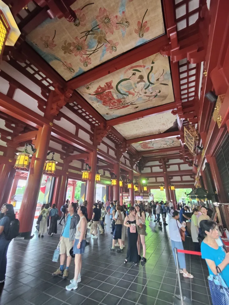 Détail du temple Senso-ji à Tokyo